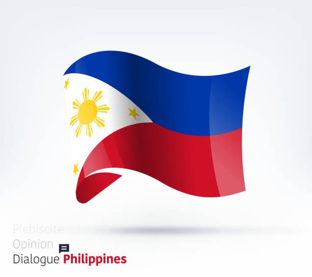 ilustrações, clipart, desenhos animados e ícones de bandeira de filipinas diálogo internacional & gestão de conflitos - philippino flag