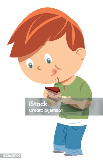istock Child eating cake 1133635921