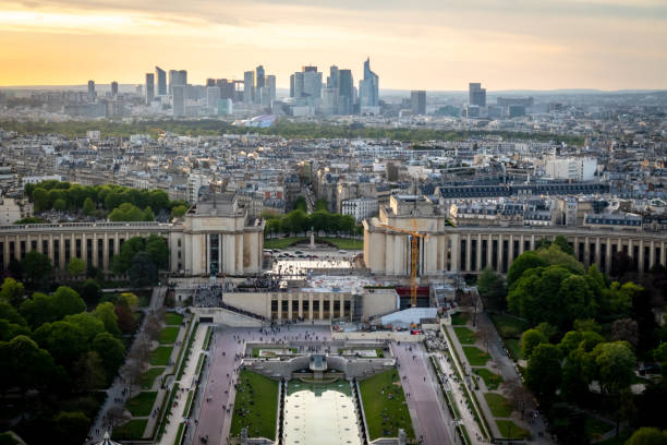 istock city of Paris from Eiffel tower 1133641872