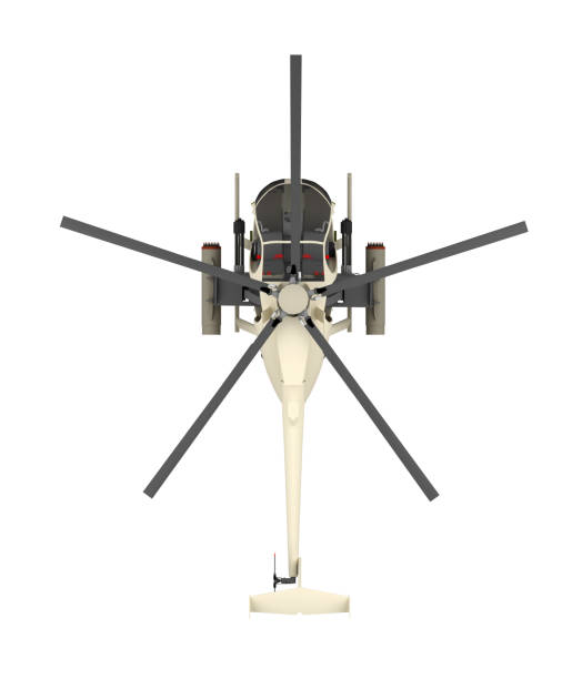 istock military helicopter top view isolated on white 1133641890