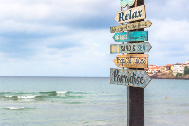 istock Signs about rest on the sunny coast of Bulgaria 1133641929