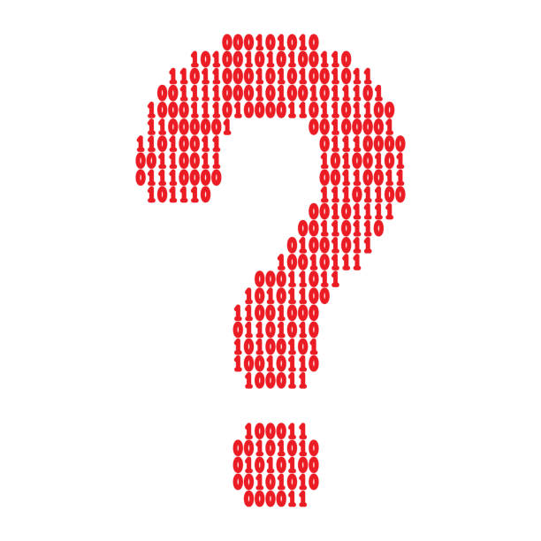 300+ Binary Code And Question Mark Stock Photos, Pictures & Royalty ...