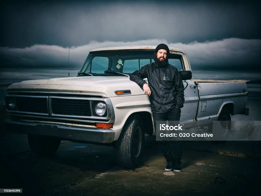Serious Man And 50 Year Old Truck Stock Photo - Download Image Now - Pick-up Truck, Dusk, Men - iStock Serious Man And 50 Year Old Truck Stock Photo - Download Image Now - Pick-up Truck, Dusk, Men - iStock