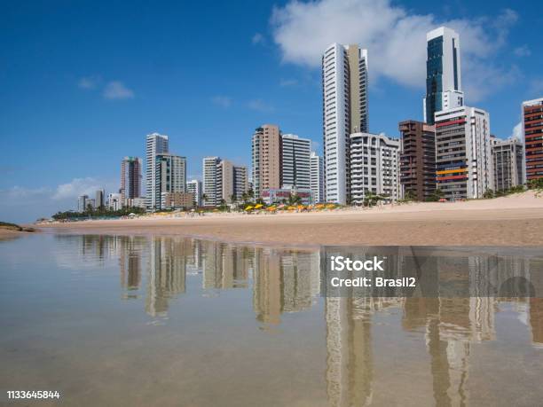 Recife Boa Viagem Beach Stock Photo - Download Image Now - Brazil, Recife, Urban Skyline