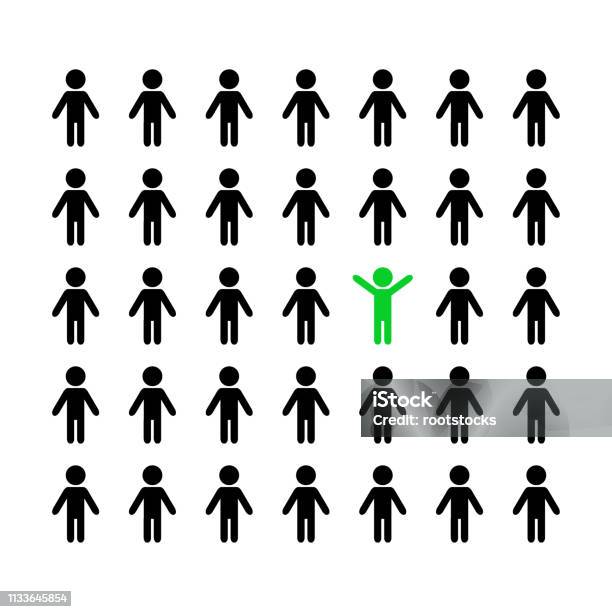 Be Different Graphics Be Different Stock Illustration - Download Image Now - People, Abstract ...