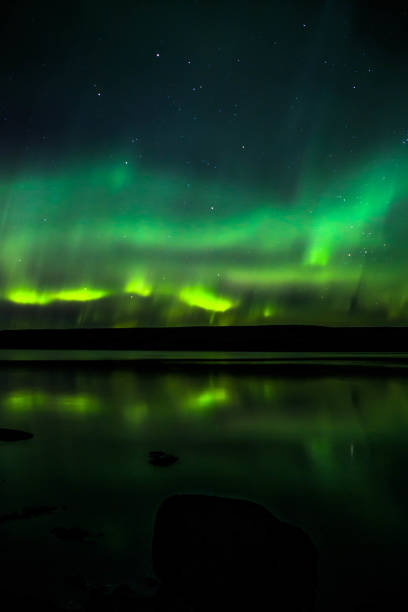 istock Green Northern Lights over Iceland 1133650440