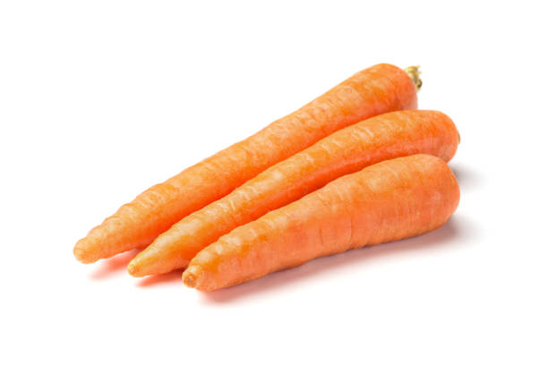 istock Carrot vegetable isolated on white background cutout 1133651568