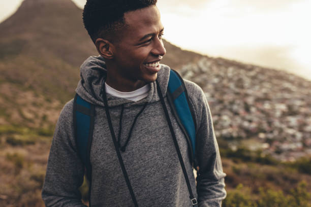 istock Social media influencer on hiking trip 1133651650