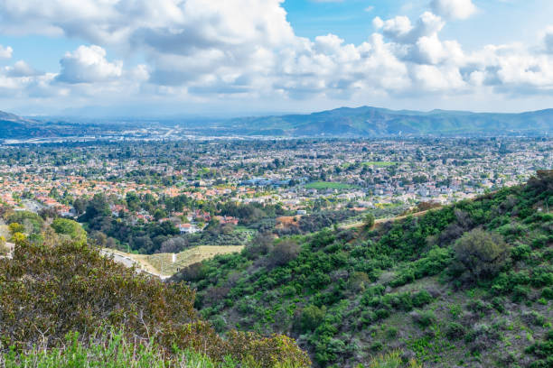 istock Morning clouds over city 1133651958
