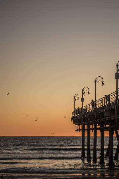 istock Sunset over the Pacific Ocean in Santa Monica, CA 1133653838