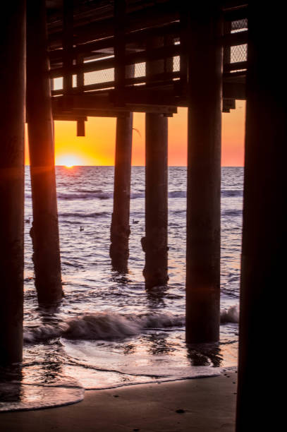 istock Sunset over the Pacific Ocean in Santa Monica, CA 1133653943