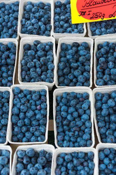 istock Blueberries in disposable carton boxes 1133654920