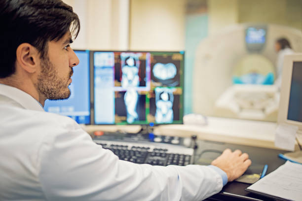 istock Doctor is working with CT scan in hospital 1133666272