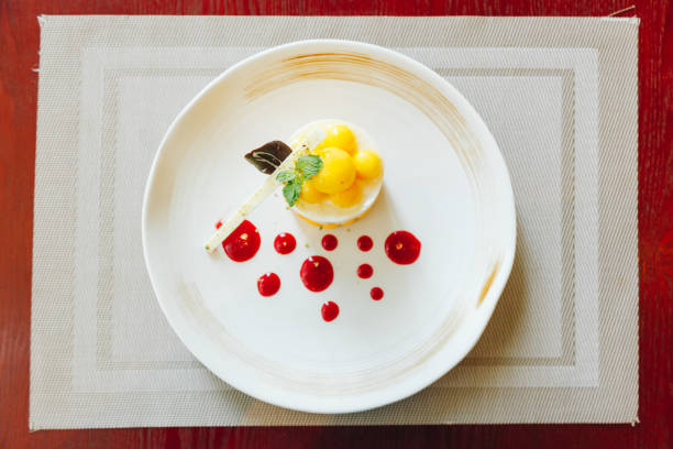 istock Mango coconut milk with sticky rice cake 1133667343