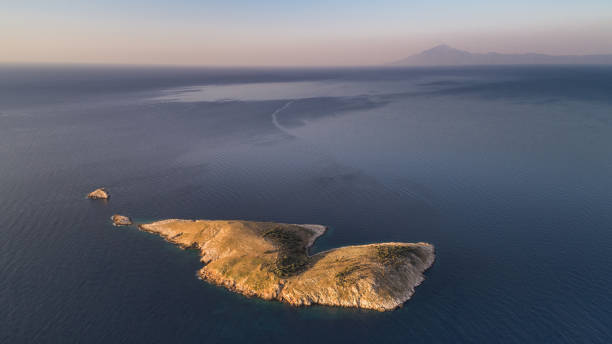 Panagia island in Thassos, Greece