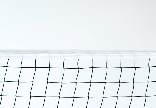 Isolated Volleyball Net on the beach background, Sport Activity in Summer Holiday Isolated Volleyball Net on the beach background, Sport Activity in Summer Holiday volleyball net stock pictures, royalty-free photos & images