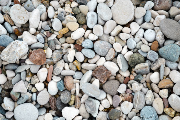 istock abstract background with dry round reeble stones 1133674094