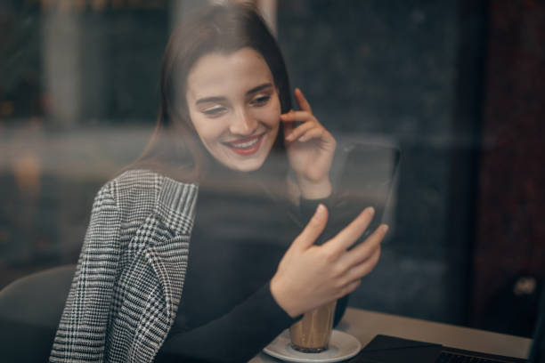 istock Young woman is having video call 1133674124