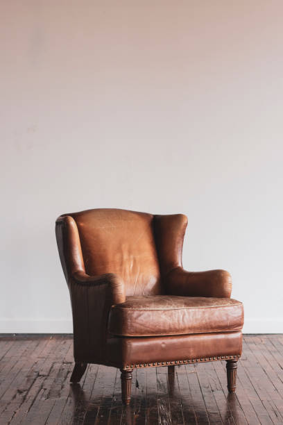istock Antique Leather Chair 1133686196