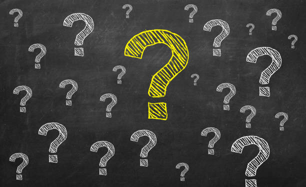 istock yellow chalk question mark on the blackboard 1133687413