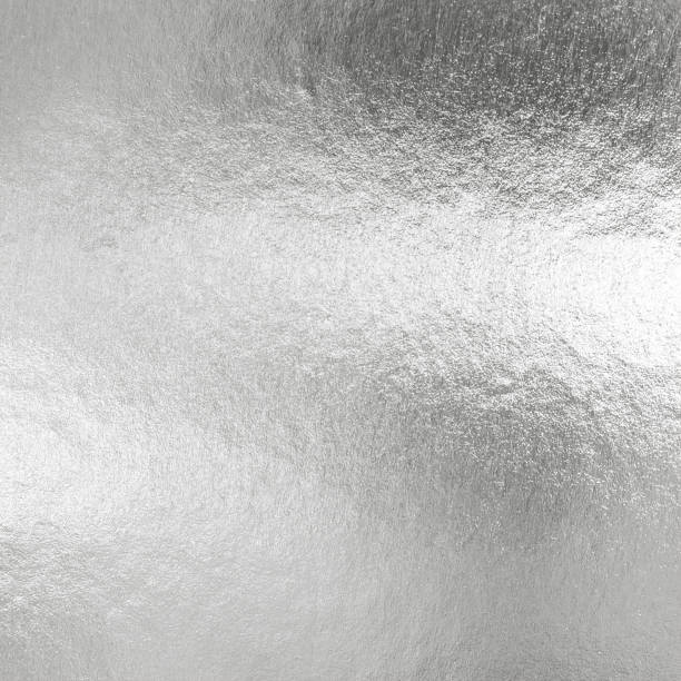 istock Silver foil shiny metallic texture background wrapping paper for wallpaper decoration element 1133692378