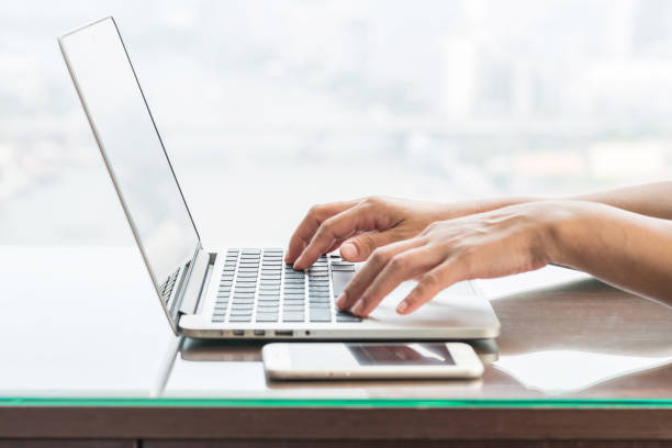 istock Digital lifestyle blog writer or business person using smart device working on internet communication technology 1133692383