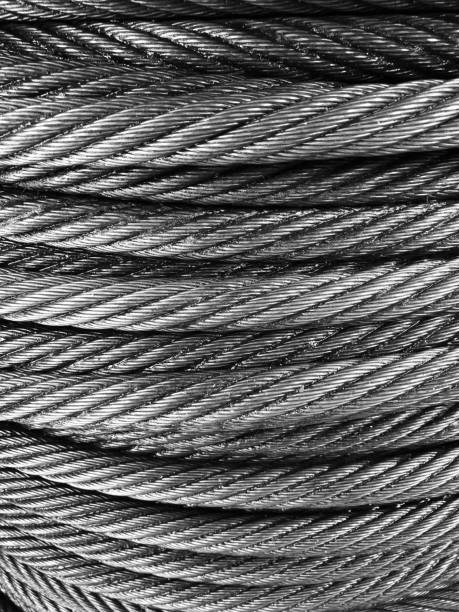 фон веревки провода - steel cable wire rope rope textured стоковые фото и изображения