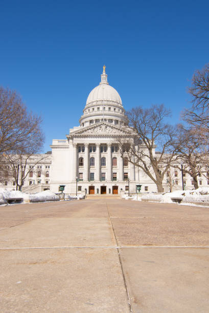 州都庁舎 - wisconsin state capitol ストックフォトと画像