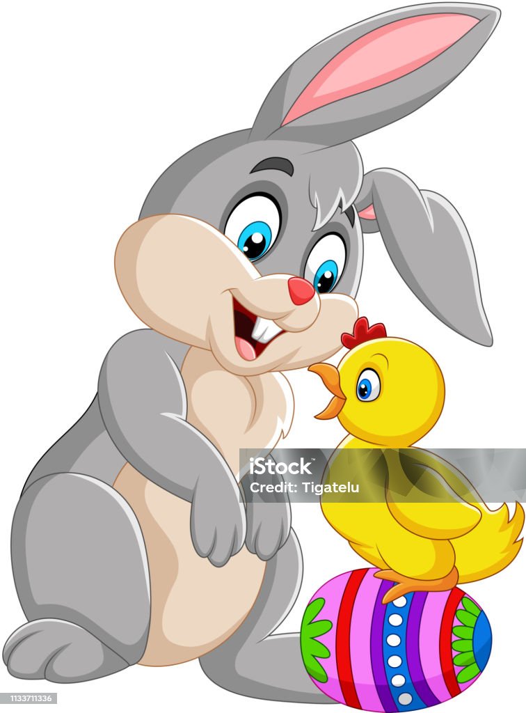 Ilustración de Conejo De Dibujos Animados Con Una Chica Bebé De Pie En Huevo De Pascua y más Vectores Libres de Derechos de Conejo - Animal - iStock Ilustración de Conejo De Dibujos Animados Con Una Chica Bebé De Pie En Huevo De Pascua y más Vectores Libres de Derechos de Conejo - Animal - iStock