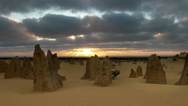 istock sunset at the pinnacles in western australia 1133711410