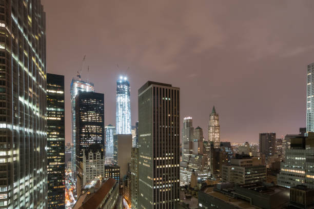 istock New York Skyline on a Foggy Night 1133714615