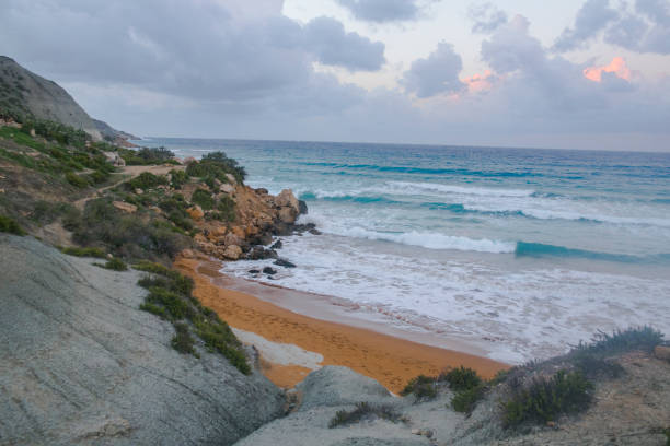 San Blas beach on Maltese island Gozo, Malta