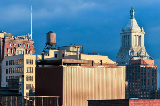 istock Rooftop Water Tank - New York City 1133722749