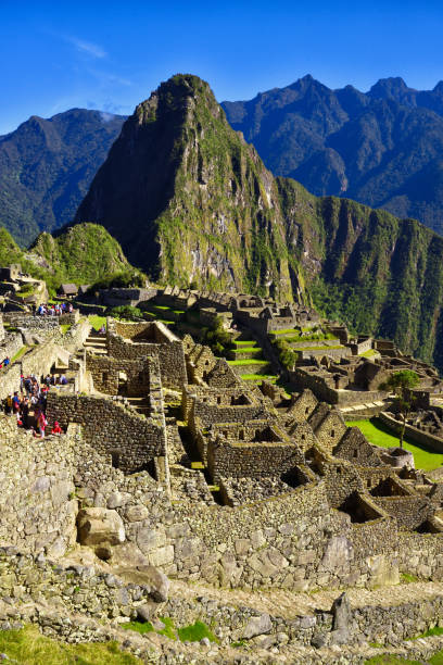 View of Machu Picchu stock photo