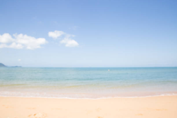 istock Blur abstract of Sand and soft wave at the beach background. 1133731110