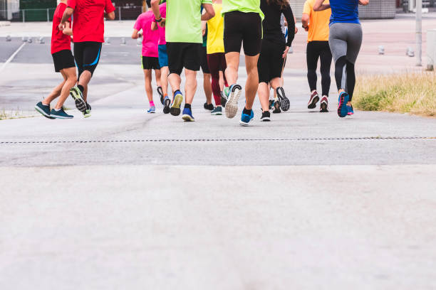 istock People Running Exercise park outdoor Marathon event 1133735527