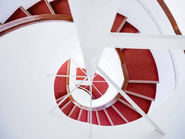 istock Spiral staircase Indoor Modern Architecture detail 1133735562