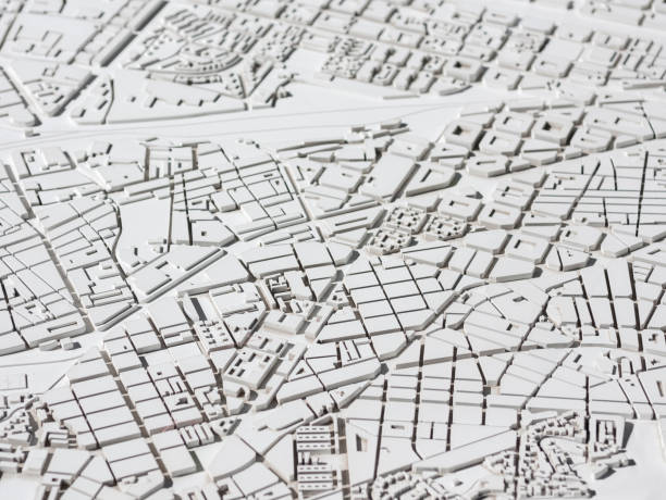 istock Architecture Model Urban map layout plan Capital city 1133735616