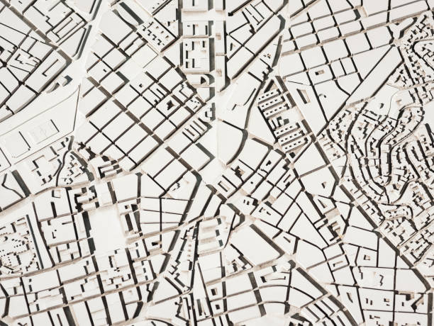 istock Architecture Model Urban map layout plan Capital city 1133735627