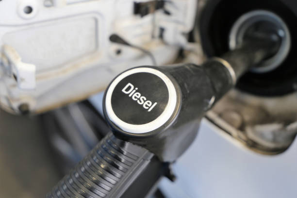 Refuel with diesel Refuel with diesel diesel fuel stock pictures, royalty-free photos & images