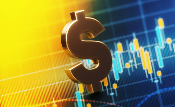 istock American Dollar Sign Standing Over A Financial Graph 1133738670