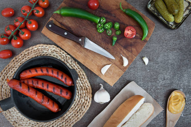 istock Hot dog - New York style 1133745646