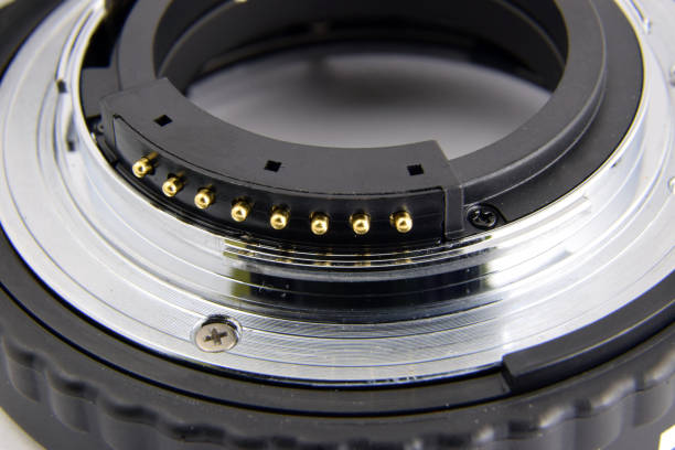 istock Ring Macro Extension Tube for macro photography. White background. 1133747027
