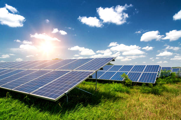 istock Solar panel, photovoltaic, alternative electricity source - concept of sustainable resources 1133747849