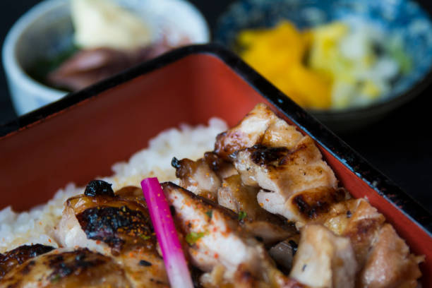 istock Yakitori in Japanese dishes box 1133747962