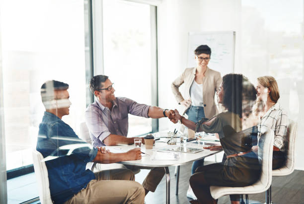 istock Furthering the lead in the industry together 1133750856