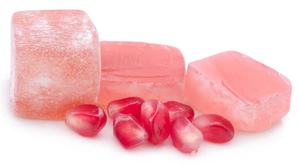 istock Popular Turkish delight of pomegranate flavor 1133751021