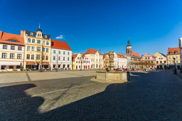 istock Cottbus with old market 1133758744