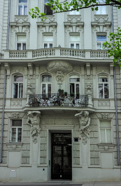 istock Facade of an old house in Vienna. 1133759165