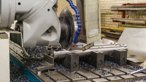 istock A big machine milling a metal tube 1133760113